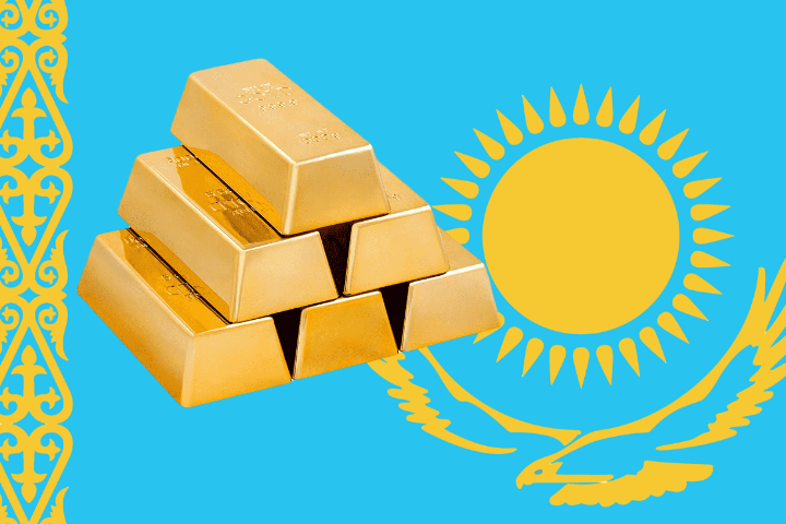 Kazakhstan Reduces Gold Reserves by 13.1 Tons